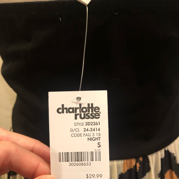 NWT Charlotte Russe Romper Dress - Picture 7 of 11